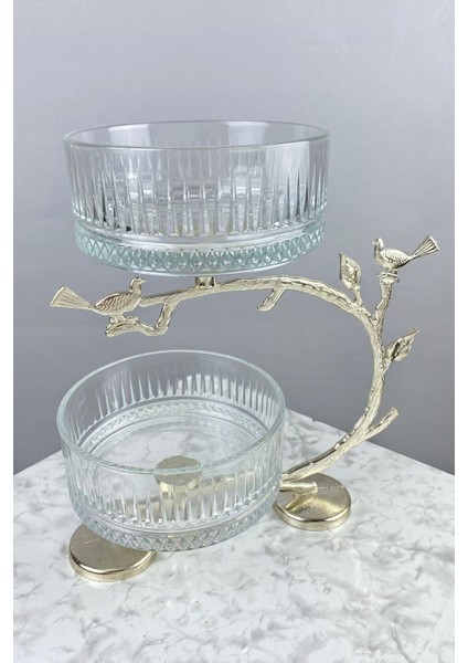 2 Katlı Cam Sunumluk, Kurabiye ve Meyve Kasesi, Şık ve Kullanışlı Tasarım modelleri