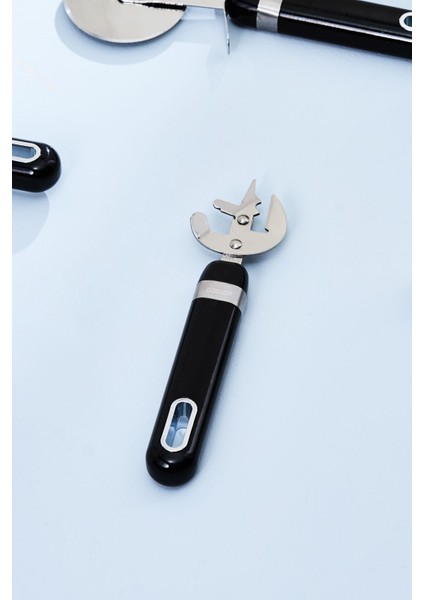 Siyah 18,4 cm Konserve Açacağı, Pratik ve Şık Mutfak Gereci