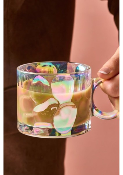 Gri Lüsterli Cam Kupa 300 Ml, Şık ve Kullanışlı Içecek Kabı fırsatları