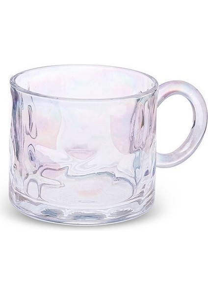 Gri Lüsterli Cam Kupa 300 Ml, Şık ve Kullanışlı Içecek Kabı