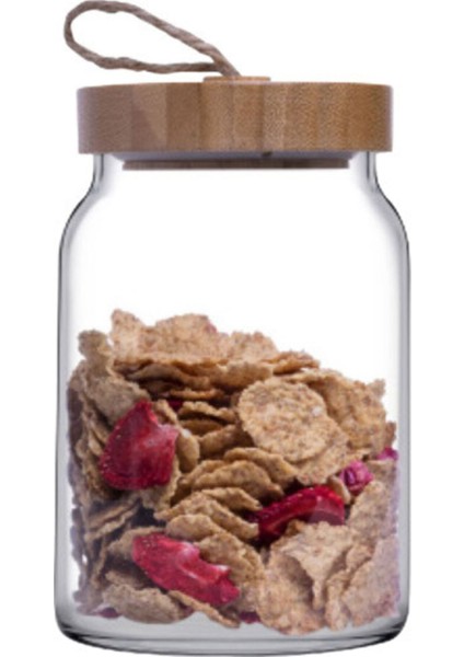 Bambu Kapaklı Saklama Kabı 860 Cc, Beyaz, Sağlıklı ve Şık Tasarım fırsatları