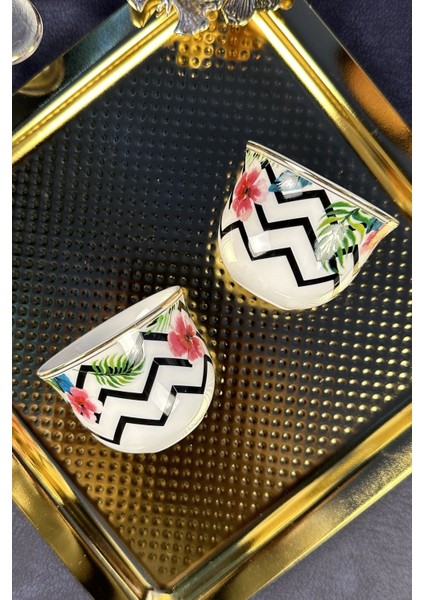 Yeşil 2'li Mırra ve Espresso Kahve Fincanı Takımı, Şık ve Kullanışlı Tasarım