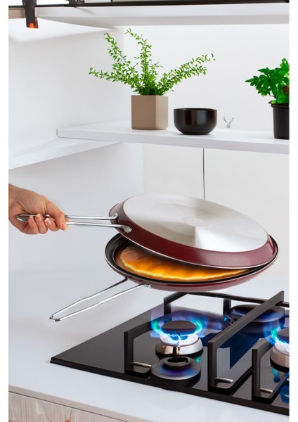 Iki Taraflı Balık ve Menemen Için 32 cm Çok Amaçlı Tava fiyatları