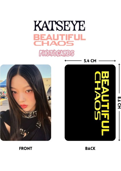 Katseye '' Beautiful Chaos '' Photocards Set 2 fiyatları