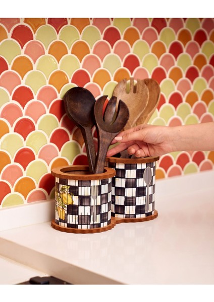 Renkli Ahşap Kaşıklık Takımı, Şık ve Kullanışlı Çiftli Set fiyatları
