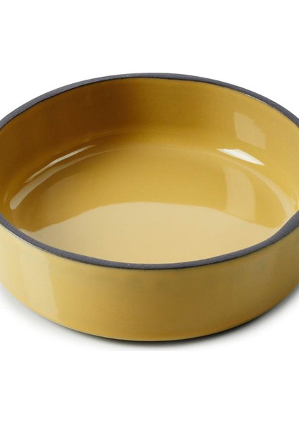 11 cm Hardal Renk Karekase, Şık ve Kullanışlı Ev Dekoru Ürünü