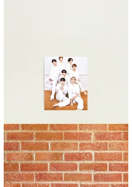 Ahşap Bts Tablo Poster Dekoratif, Dergi Için Şık Duvar Süsü KOD2176 fiyatları