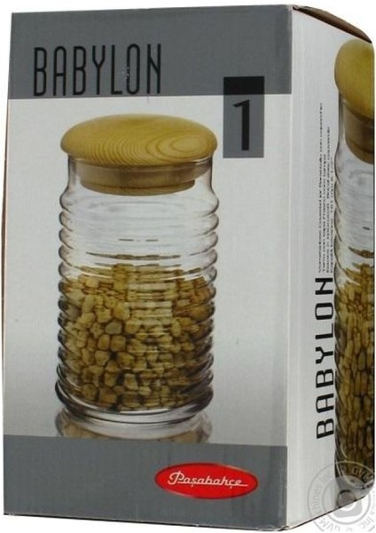 Ahşap Kapaklı Kavanoz 1120 cc Bej 43173, Şık ve Kullanışlı Saklama Çözümü modelleri