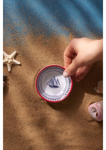 Kırmızı Marin Gemi Melamin Çerezlik, 9 Cm, Şık ve Kullanışlı Tasarım fiyatları