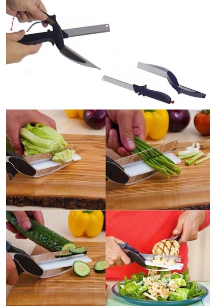 Düz Kesim Panolu Çok Amaçlı Mutfak Makası, Sebze, Meyve, Et Doğrayıcı modelleri