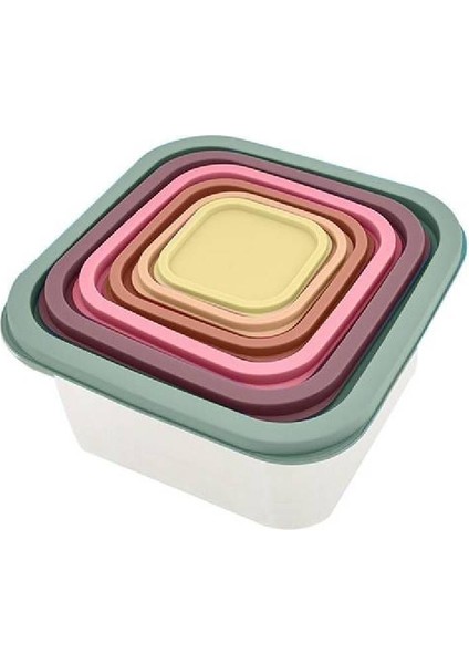 Gri 6'lı Saklama Kabı, Pratik ve Şık Mutfak Gereçleri fırsatları