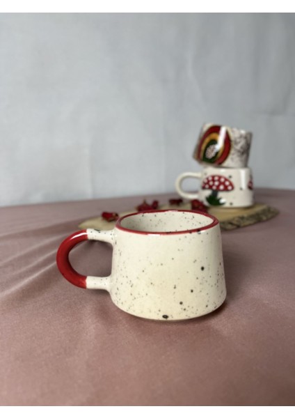 El Yapımı Renkli Seramik Kahve Kupası Seti, 225 Ml, 3'lü Mükemmel Hediye Seçeneği modelleri