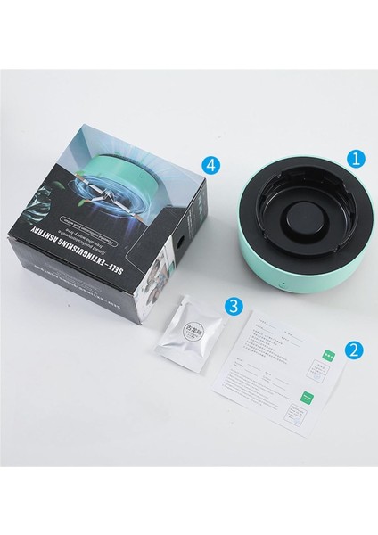 Çok Renkli Akıllı Küllük, Kokusuz ve Duman Hapseden Modern Tasarım fırsatları