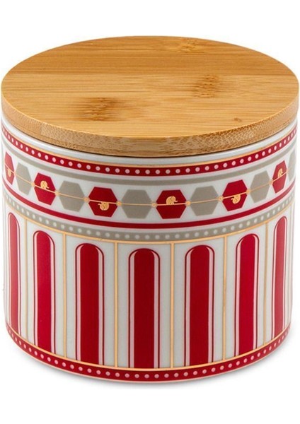 Hollie Küçük Kırmızı Kavanoz 10X8 Cm, Şık ve Kullanışlı Ev Dekoru Ürünü