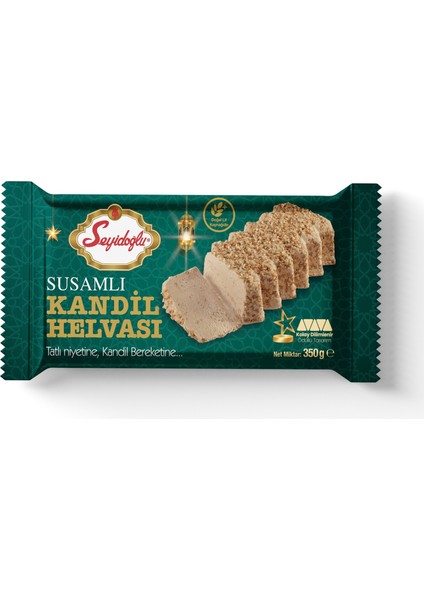 Susamlı Kandil Helvası 350 G – Osmanlı Geleneğinden Sofranıza