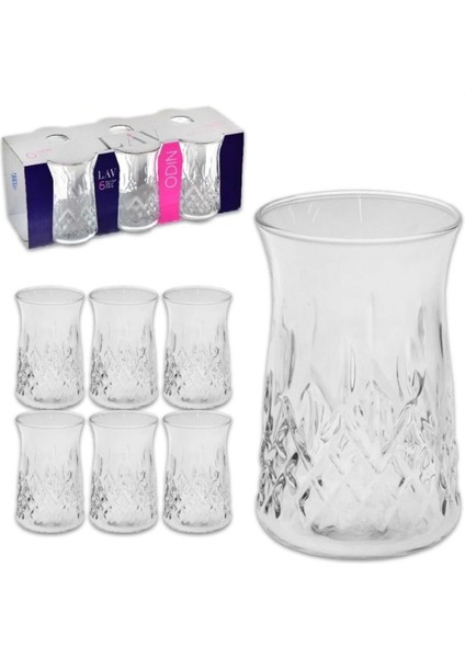Renkli 6'lı Çay Bardağı, 170 Cc, Şık ve Kullanışlı Set modelleri