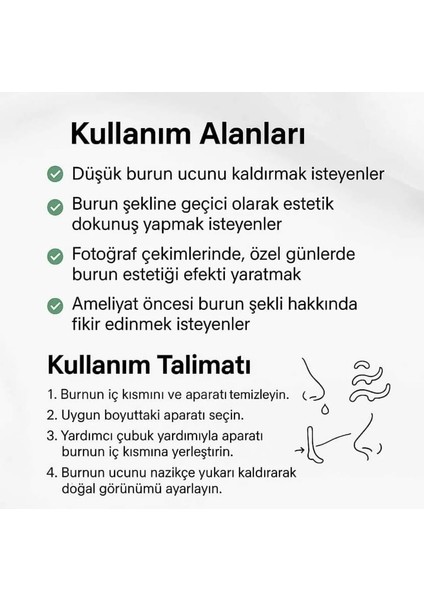 Lastingbeauty 6 Adet Şeffaf Burun Kaldırma Aparatı Burun Düzeltici Burun Şekillendirici Burun Tıkacı fırsatları