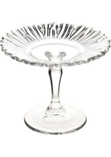 Ayaklı Mini Pasta Servis Tabağı, Kahverengi, Şık ve Pratik Tasarım fiyatları