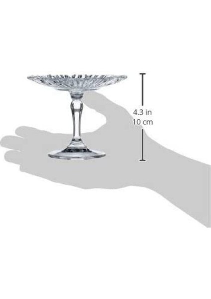 Ayaklı Mini Pasta Servis Tabağı, Kahverengi, Şık ve Pratik Tasarım indirimleri