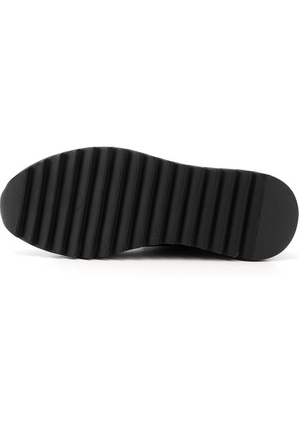 Erkek Lacivert Hakiki Deri Bağcıklı Sneaker fırsatları