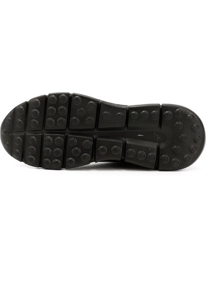 Erkek Siyah Bağcıklı Hakiki Deri Sneaker indirimleri