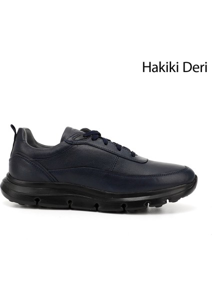 Gön Platinum Hakiki Deri Bağcıklı Erkek Günlük Sneaker 31540