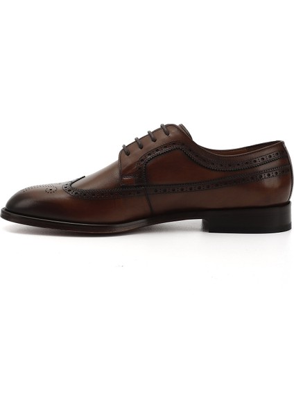 Erkek Bağcıklı Kösele Taban Hakiki Deri Klasik Ayakkabı modelleri
