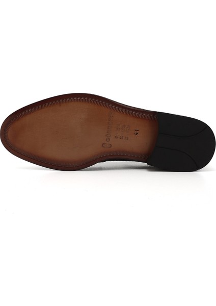 Erkek Bağcıklı Kösele Taban Hakiki Deri Klasik Ayakkabı fırsatları