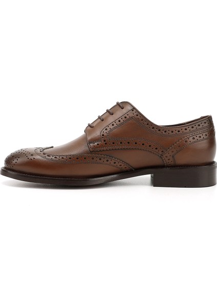 Erkek Taba Antik Bağcıklı Hakiki Deri Klasik Ayakkabı modelleri