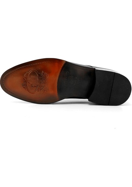 Erkek Siyah Bağcıklı Hakiki Deri Klasik Ayakkabı indirimleri