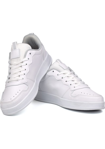 Unisex Beyaz Bağcıklı Rahat Günlük Sneaker Spor Ayakkabı fiyatları