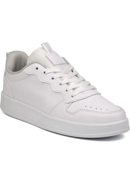 Unisex Beyaz Bağcıklı Rahat Günlük Sneaker Spor Ayakkabı fırsatları