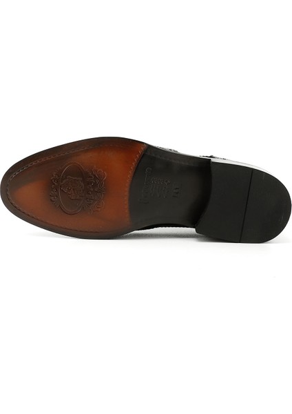 Erkek Siyah Bağcıklı Hakiki Deri Klasik Ayakkabı indirimleri