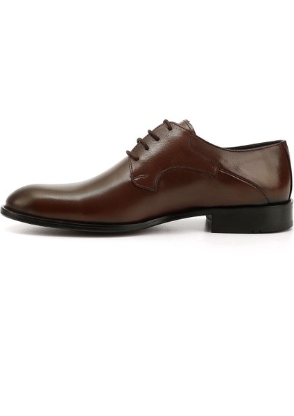 Erkek Kahve Antik Baskılı Kösele Taban Hakiki Deri Klasik Ayakkabı fırsatları