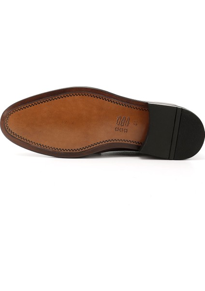 Erkek Kahve Antik Baskılı Kösele Taban Hakiki Deri Klasik Ayakkabı indirimleri