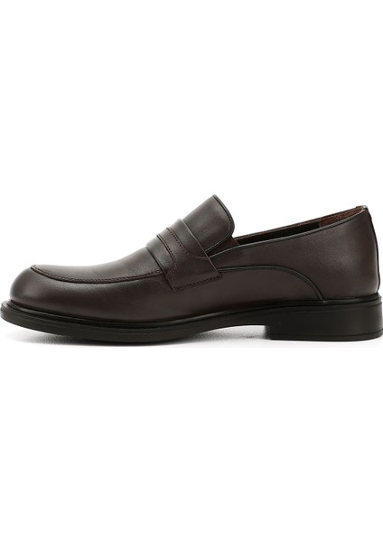 Erkek Kahve Hakiki Deri Klasik Ayakkabı modelleri