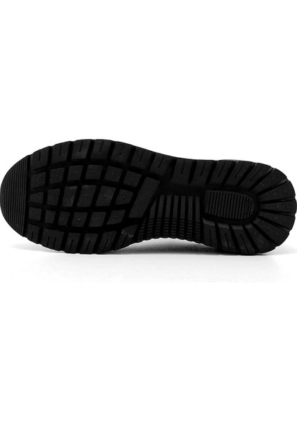 Erkek Siyah Bağcıklı Jel Tabanlıklı Hakiki Deri Sneaker indirimleri