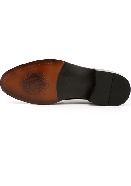 Erkek Taba Antik Bağcıklı Hakiki Deri Klasik Ayakkabı fırsatları