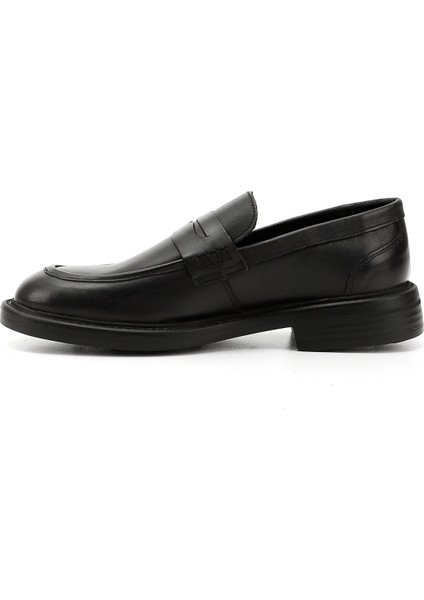 Erkek Siyah Hakiki Deri Loafer Ayakkabı modelleri
