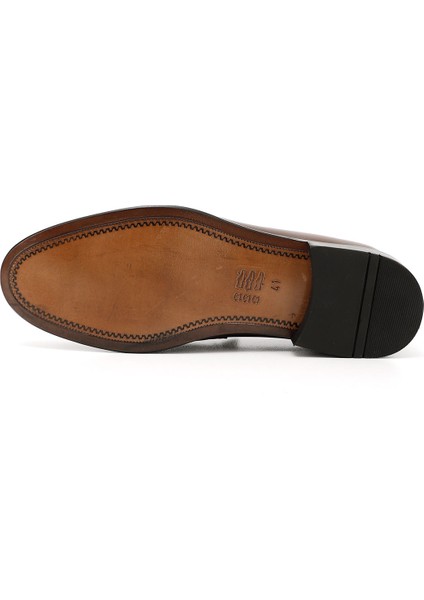 Erkek Kahve Antik Kösele Taban Hakiki Deri Loafer Ayakkabı indirimleri