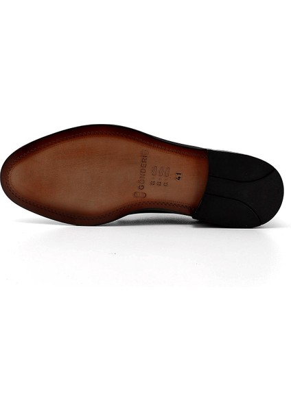 Erkek Siyah Bağcıklı Kösele Taban Hakiki Deri Klasik Ayakkabı fırsatları