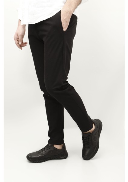 Erkek Siyah Bağcıklı Hakiki Deri Comfort Sneaker fiyatları