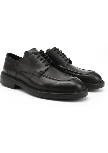 Erkek Siyah Bağcıklı Hakiki Deri Klasik Ayakkabı fiyatları