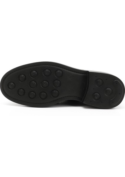 Erkek Siyah Bağcıklı Hakiki Deri Klasik Ayakkabı fırsatları