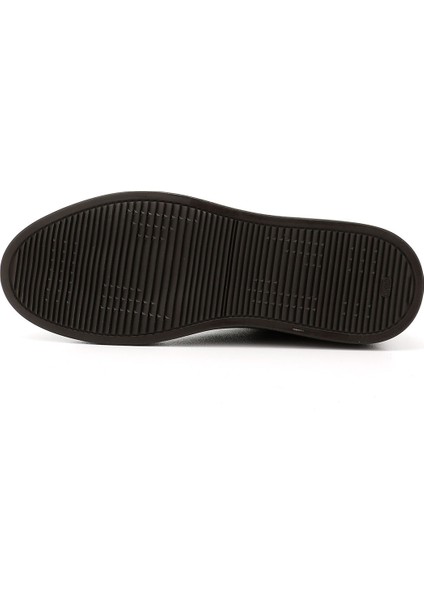 Erkek Kahverengi Bağcıklı Kauçuk Taban Hakiki Deri Sneaker fırsatları