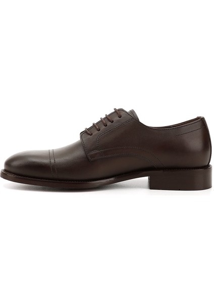 Erkek Kahve Antik Bağcıklı Hakiki Deri Klasik Ayakkabı modelleri