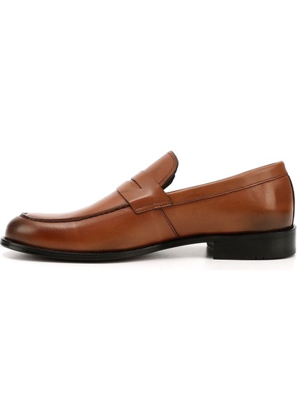 Erkek Taba Antik Kösele Taban Hakiki Deri Loafer Ayakkabı fırsatları