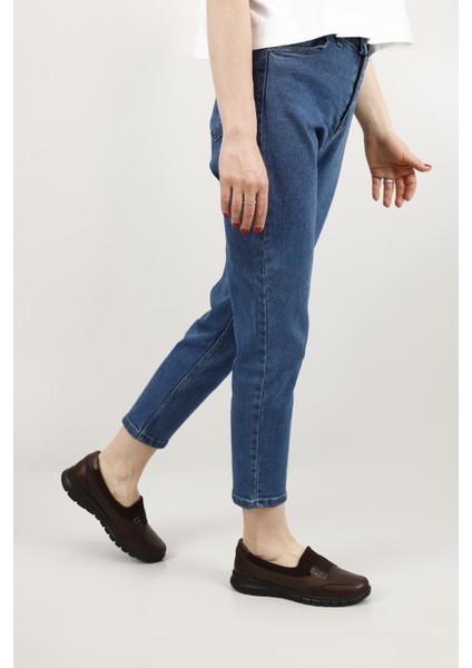 Kadın Kahve Dolgu Taban Hakiki Deri Comfort Ayakkabı fiyatları