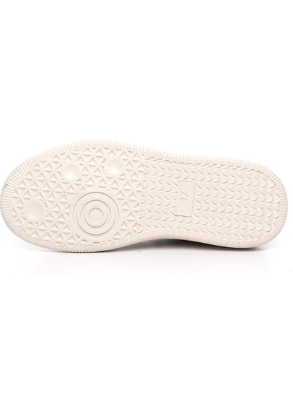 Kadın Bej Lastik Bağcıklı Dolgu Taban Hakiki Deri Sneaker fırsatları