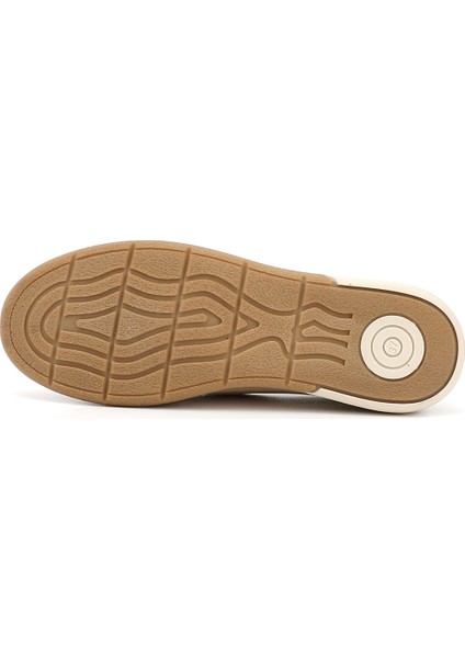 Kadın Antik Bej Tokalı Rok Hakiki Deri Comfort Loafer indirimleri